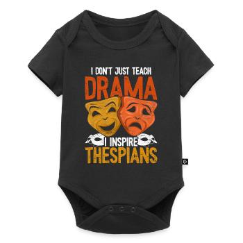 Drama Teacher Acting Drama Lessons - Baby Premium short-sleeve bodysuit - black - Front