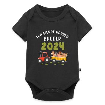Big Brother 2024 - Baby Premium short-sleeve bodysuit - black - Front