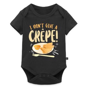Pancake Lover Kids Pun I Don't - Baby Premium short-sleeve bodysuit - black - Front