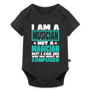 Musicien - Body à manches courtes Premium Bébé - noir - Devant