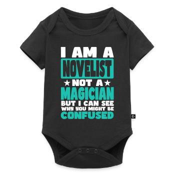 Novelist - Baby Premium short-sleeve bodysuit - black - Front