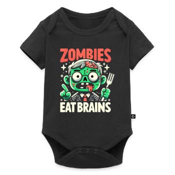 Horror Movie Fan Zombie Horror Classic - Baby Premium short-sleeve bodysuit - black - Front