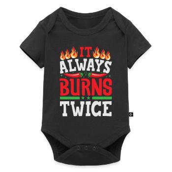 It Always Burns Twice - Chili Cook Hot Sauce - Baby Premium short-sleeve bodysuit - black - Front