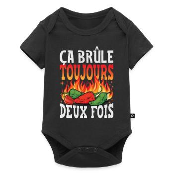 It Always Burns Twice - Chili Cook Hot Sauce - Baby Premium short-sleeve bodysuit - black - Front