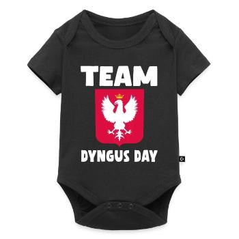 Chemise de jour Team Dyngus - Body à manches courtes Premium Bébé - noir - Devant