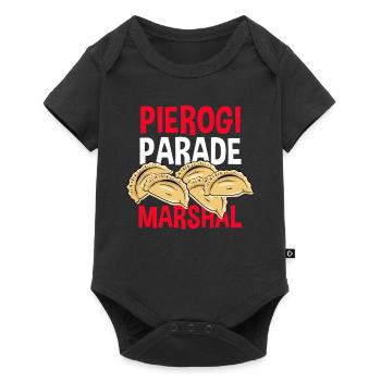 polish americanDyngus Day Pierogi Parade Marshal - Baby Premium short-sleeve bodysuit - black - Front