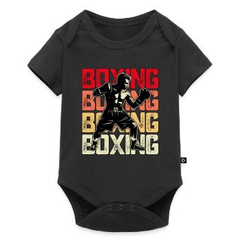 Boxing - Baby Premium short-sleeve bodysuit - black - Front