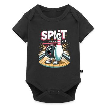 Funny bowling team bowler strike bowling club - Baby Premium short-sleeve bodysuit - black - Front