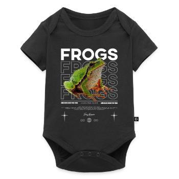 American Green Tree Frog Streetwear Frog Keeper - Baby Premium short-sleeve bodysuit - black - Front