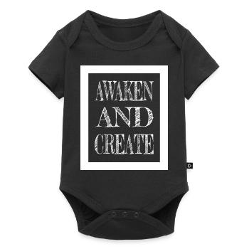 geek sayings innovative ideas - Baby Premium Kurzarmbody - Schwarz - Vorne