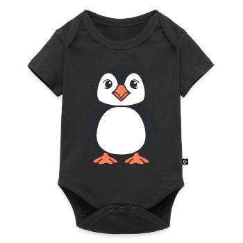 macareux - Body à manches courtes Premium Bébé - noir - Devant