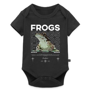 Milk Frog Streetwear Frog Keeper - Baby Premium short-sleeve bodysuit - black - Front