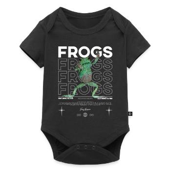 Waxy Monkey Tree Frog Streetwear Frog Keeper - Baby Premium short-sleeve bodysuit - black - Front
