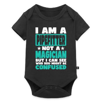 Pipefitter - Baby Premium short-sleeve bodysuit - black - Front