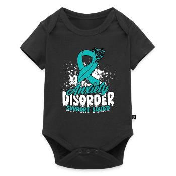 Angststörung Anxiety Disorder Support Squad - Baby Premium short-sleeve bodysuit - black - Front