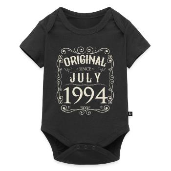 Vintage - Original depuis l'anniversaire de juillet 1994 - Body à manches courtes Premium Bébé - noir - Devant