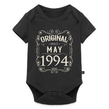 Vintage - Original depuis l'anniversaire de mai 1994 - Body à manches courtes Premium Bébé - noir - Devant