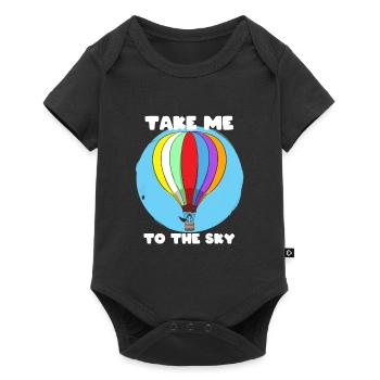 Take Me To The Sky Extremer Sportliebhaber - Baby Premium Kurzarmbody - Schwarz - Vorne
