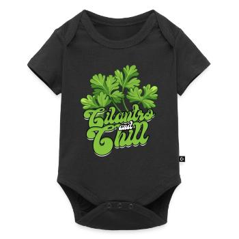 Coriander Lover Cilantro And Chill - Baby Premium short-sleeve bodysuit - black - Front
