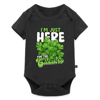 Coriander I'm Just Here For The Cilantro - Baby Premium short-sleeve bodysuit - black - Front