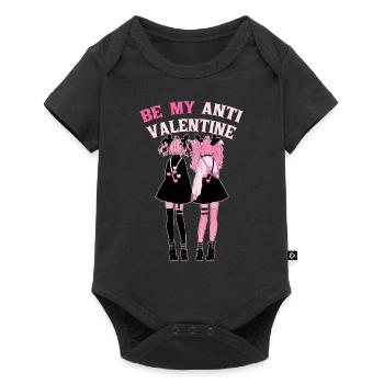 Be My Anti Valentine Couple Emo Friends Goth Fashi - Baby Premium Kurzarmbody - Schwarz - Vorne