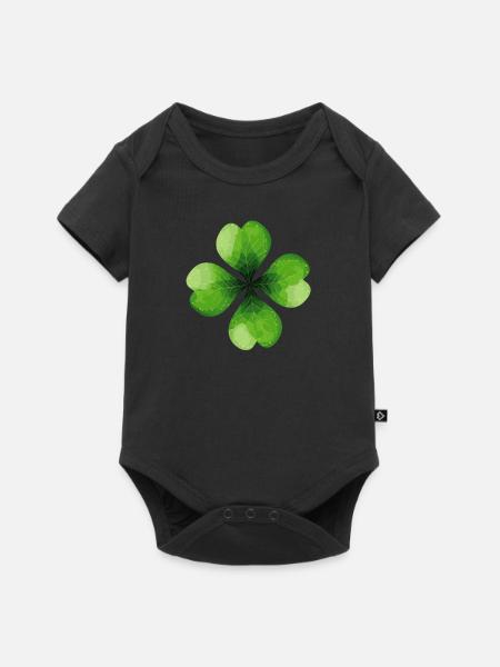 Premium ST PATRICKS DAY T-SHIRT, ST PATRICKS DAY I - Baby Premium Kurzarmbody - Schwarz