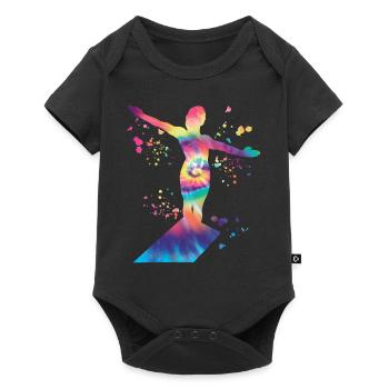 Diving, Synchronized Diving, Artistic Jumping - Baby Premium short-sleeve bodysuit - black - Front
