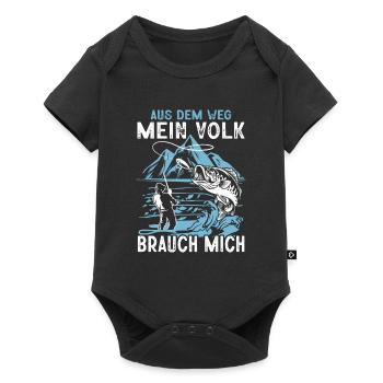 À l’écart, mon peuple a besoin de moi, pêcheurs, pêcheurs - Body à manches courtes Premium Bébé - noir - Devant
