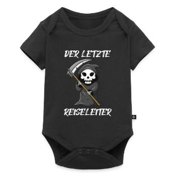 Der letzte Reiseleiter Sensenmann - Baby Premium Kurzarmbody - Schwarz - Vorne