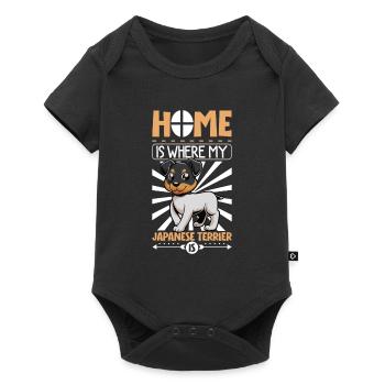 Accueil - Terrier japonais - Body à manches courtes Premium Bébé - noir - Devant