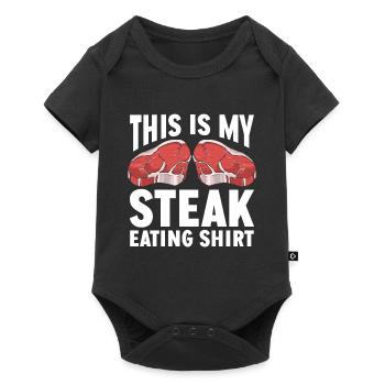 Steak Meat Lover Bbq For Men - Baby Premium short-sleeve bodysuit - black - Front