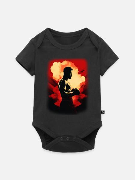 Boxen - Baby Premium Kurzarmbody - Schwarz