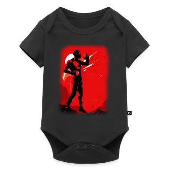 Boxing - Baby Premium short-sleeve bodysuit - black - Front