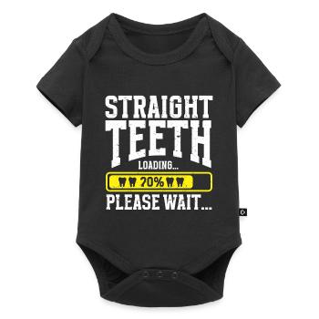 Orthodontiste Orthodontie Dentaire - Body à manches courtes Premium Bébé - noir - Devant