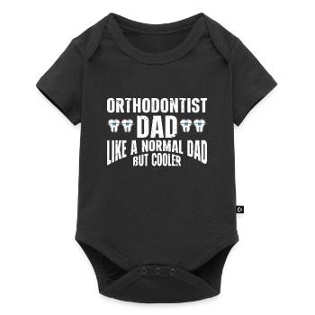 Orthodontiste Orthodontie Dentaire - Body à manches courtes Premium Bébé - noir - Devant