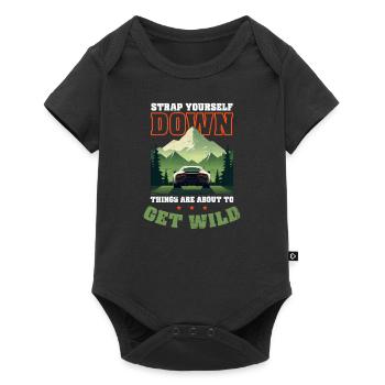 Car Enthusiast Strap Yourself Down Get Wild - Baby Premium short-sleeve bodysuit - black - Front