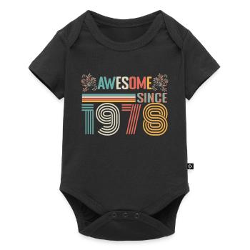 1978 anniversary since 1978 Vintage 1978 - Baby Premium short-sleeve bodysuit - black - Front