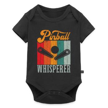 Pinball Whisperer Pinball Player - Baby Premium short-sleeve bodysuit - black - Front