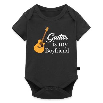 La guitare est mon amie, guitariste, musicienne, - Body à manches courtes Premium Bébé - noir - Devant