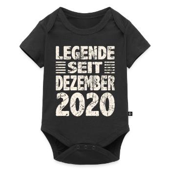 December 2020 Legend for 3 years Man Woman - Baby Premium short-sleeve bodysuit - black - Front