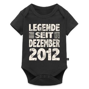 Décembre 2012 Légende depuis 11 ans Homme Femme - Body à manches courtes Premium Bébé - noir - Devant