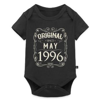 Vintage - Original since May 1996 Birthday - Baby Premium short-sleeve bodysuit - black - Front