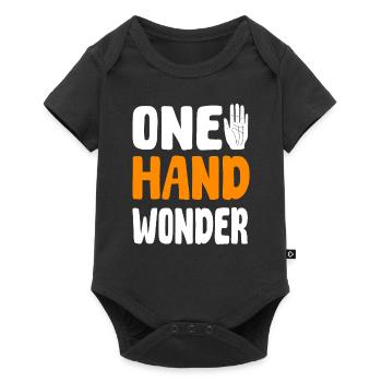 Humor for hand amputees - Baby Premium short-sleeve bodysuit - black - Front