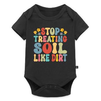 Agriculture Teacher Farmer Women in Agriculture - Baby Premium short-sleeve bodysuit - black - Front
