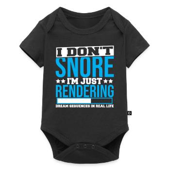 Animate Cartoonist Funny Shirts for 3D Animators/ - Baby Premium short-sleeve bodysuit - black - Front