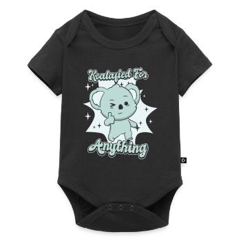 Koalafied pour tout ce qui est Koalabear Eucalyptus Amoureux - Body à manches courtes Premium Bébé - noir - Devant