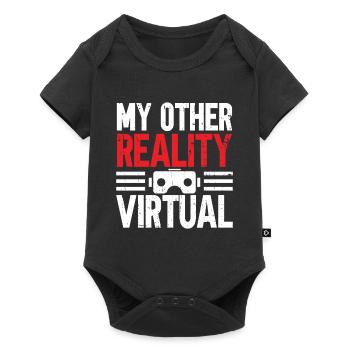 Réalité virtuelle VR Gamer Funnz - Body à manches courtes Premium Bébé - noir - Devant