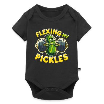 Pickle Lover Funny Pickle Dill Pickle Pickled - Baby Premium short-sleeve bodysuit - black - Front