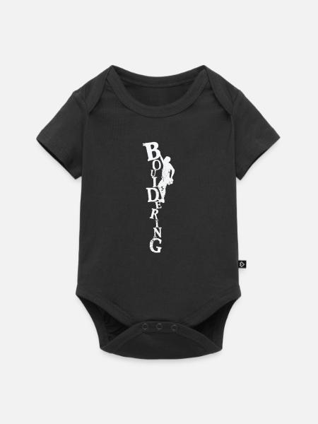 Bouldering Klettersport - Baby Premium Kurzarmbody - Schwarz