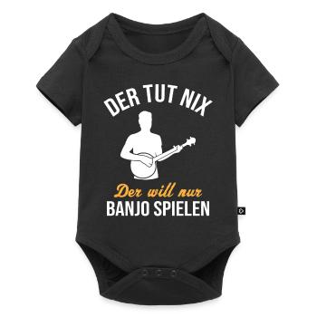 Banjo Fun - Gift for Musician - Baby Premium short-sleeve bodysuit - black - Front